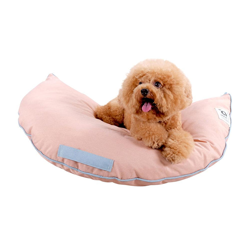 Ibiyaya Snuggler Nook Pet Bed Playful Peach***