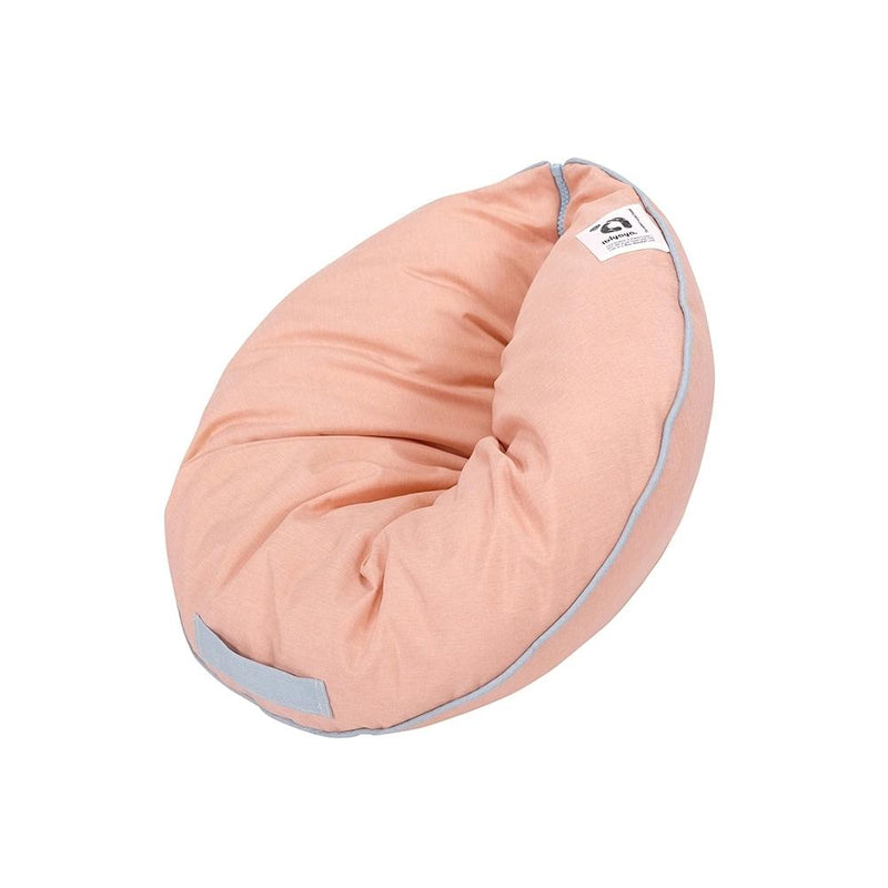 Ibiyaya Snuggler Nook Pet Bed Playful Peach***-Habitat Pet Supplies