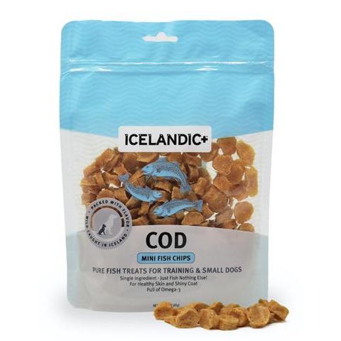 Icelandic+ Cod Training Chips Dog Treats 85g***-Habitat Pet Supplies