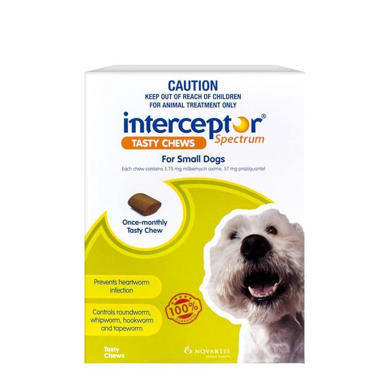 Interceptor Spectrum Dog 4-11kg Green 6 Pack-Habitat Pet Supplies