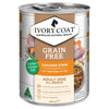 Ivory Coat Grain Free Chicken Stew Adult Dog Wet Food 400g x 12 (+_+)-Habitat Pet Supplies