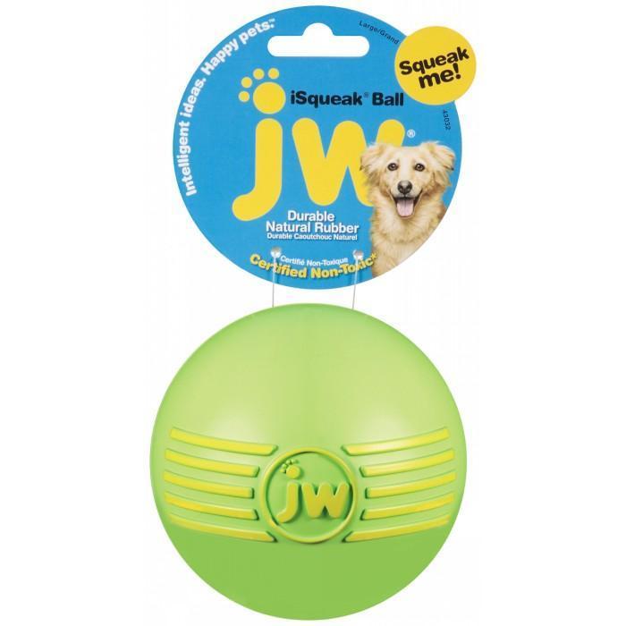 JW iSqueak Ball Large Dog Toy-Habitat Pet Supplies