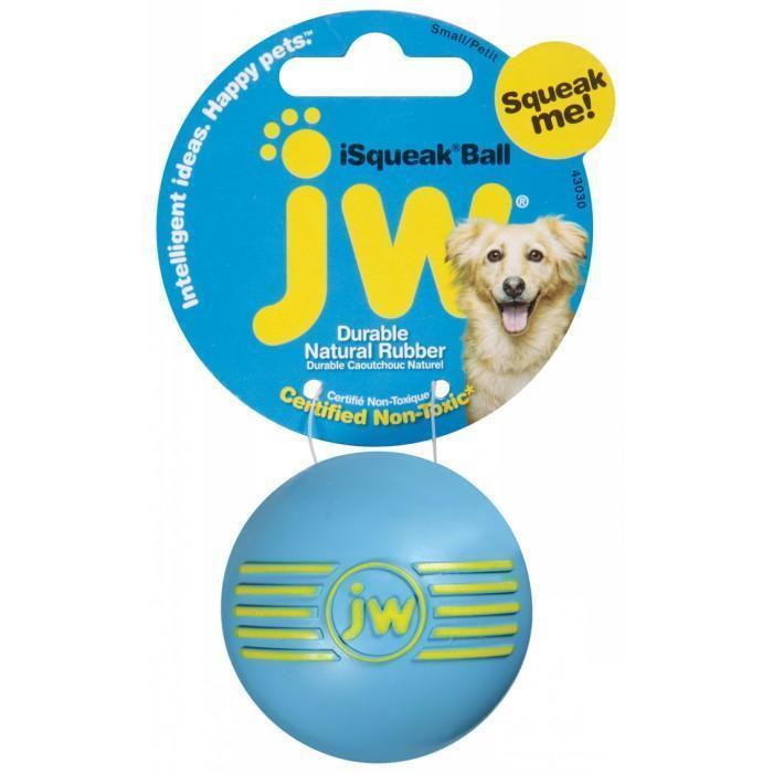 JW iSqueak Ball Small Dog Toy-Habitat Pet Supplies