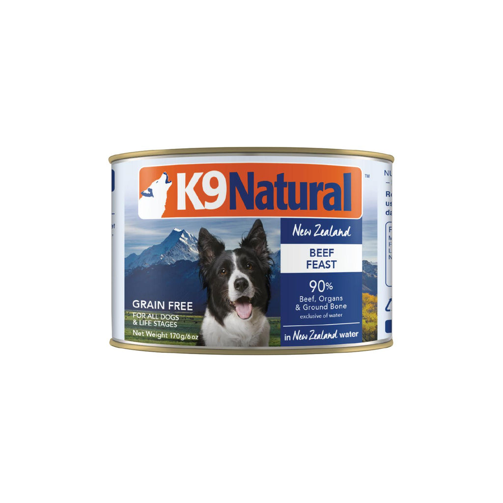 K9 Natural Beef Feast Wet Dog Food 170g x 12^^^-Habitat Pet Supplies