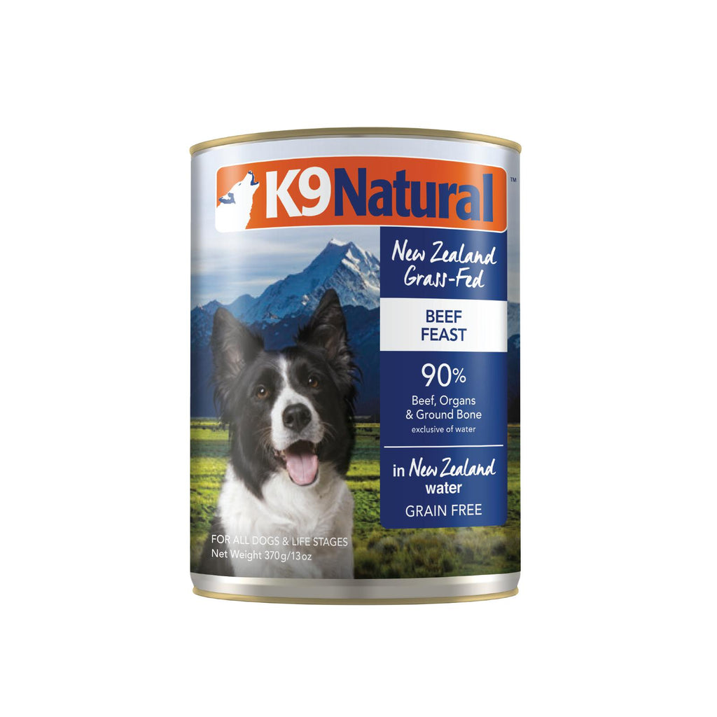 K9 Natural Beef Feast Wet Dog Food 370g x 12^^^-Habitat Pet Supplies