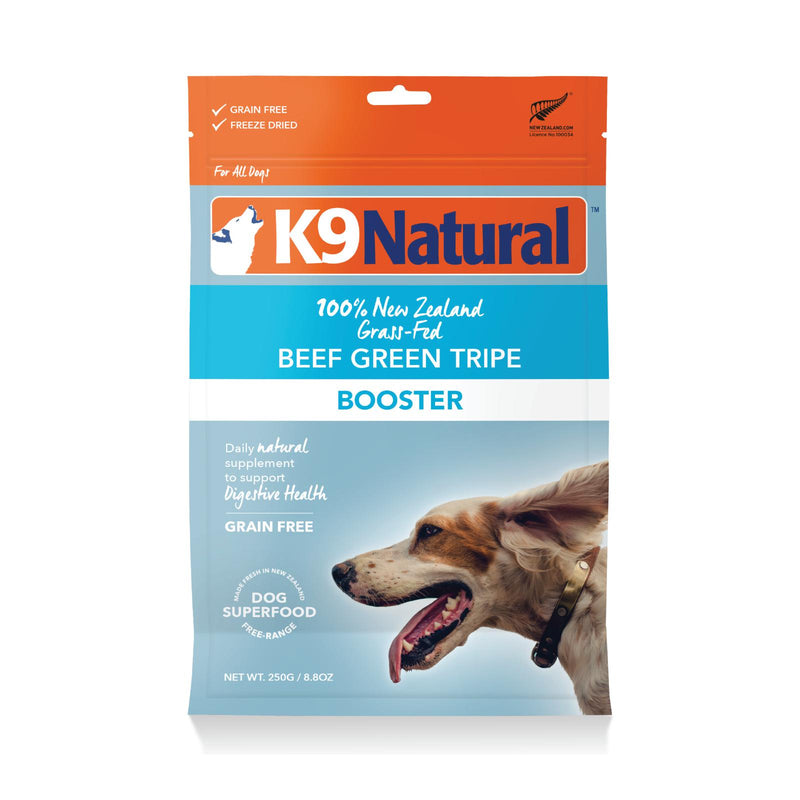 K9 Natural Beef Green Tripe Freeze Dried Dog Food Booster 250g-Habitat Pet Supplies