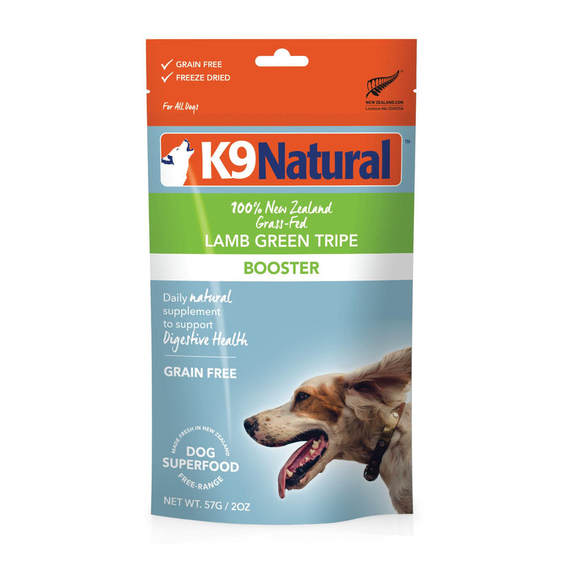 K9 Natural Lamb Green Tripe Freeze Dried Dog Food Booster 57g-Habitat Pet Supplies