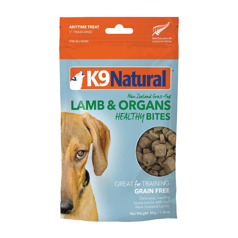 K9 Natural Lamb Healthy Bites Freeze Dried Treats for Dogs 50g-Habitat Pet Supplies