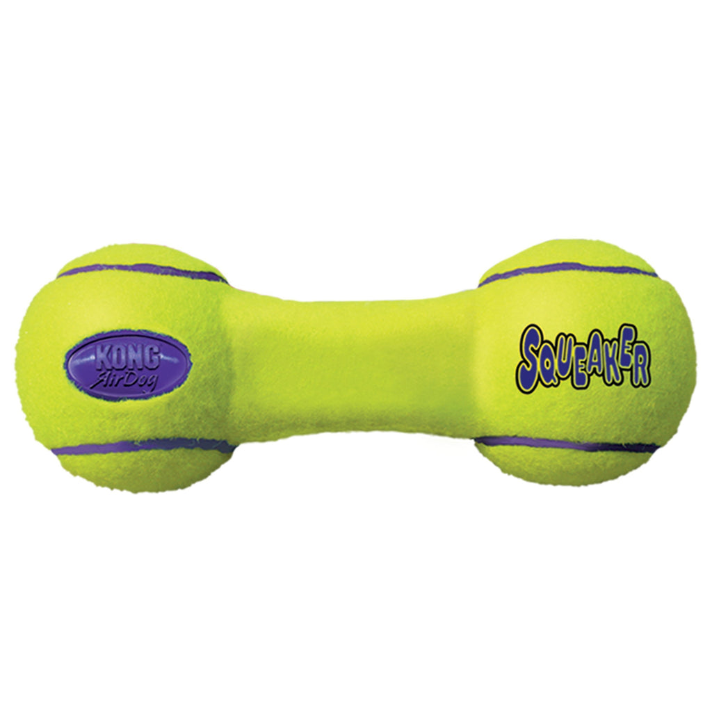 KONG Airdog Squeaker Dumbbell Small Dog Toy-Habitat Pet Supplies