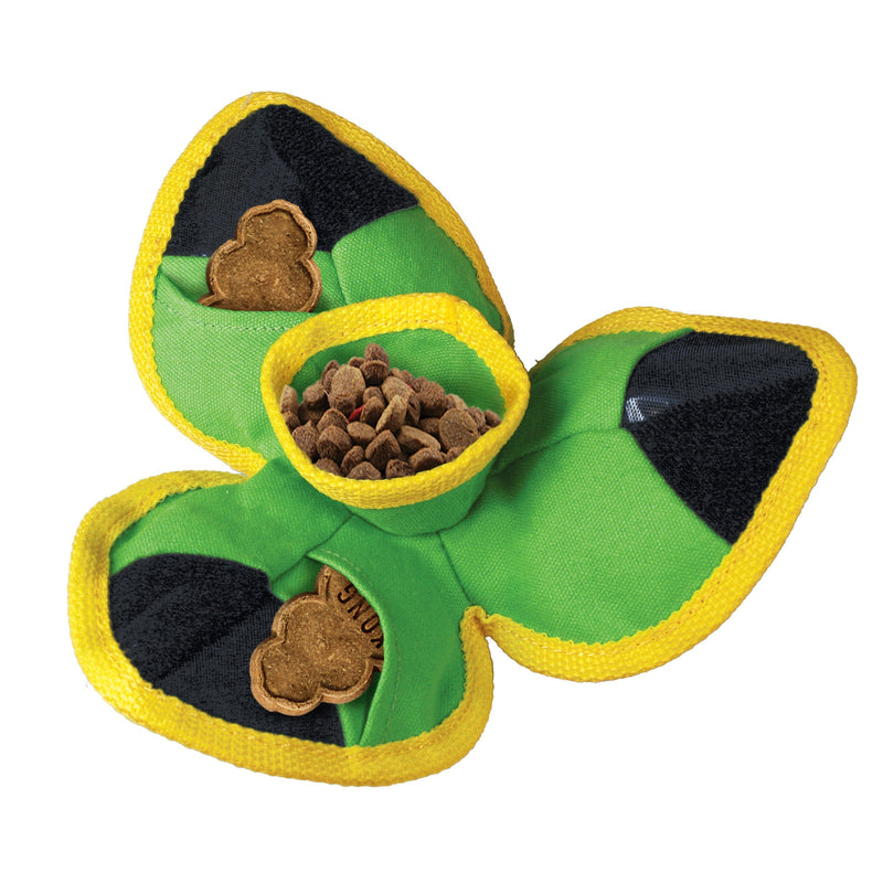KONG Ballistic Hide N Treat Medium Dog Toy (+_+)-Habitat Pet Supplies