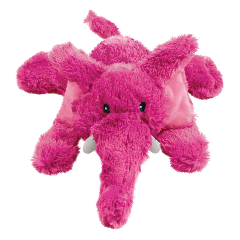 KONG Cozie Elmer Elephant Medium Dog Toy {)_(}-Habitat Pet Supplies