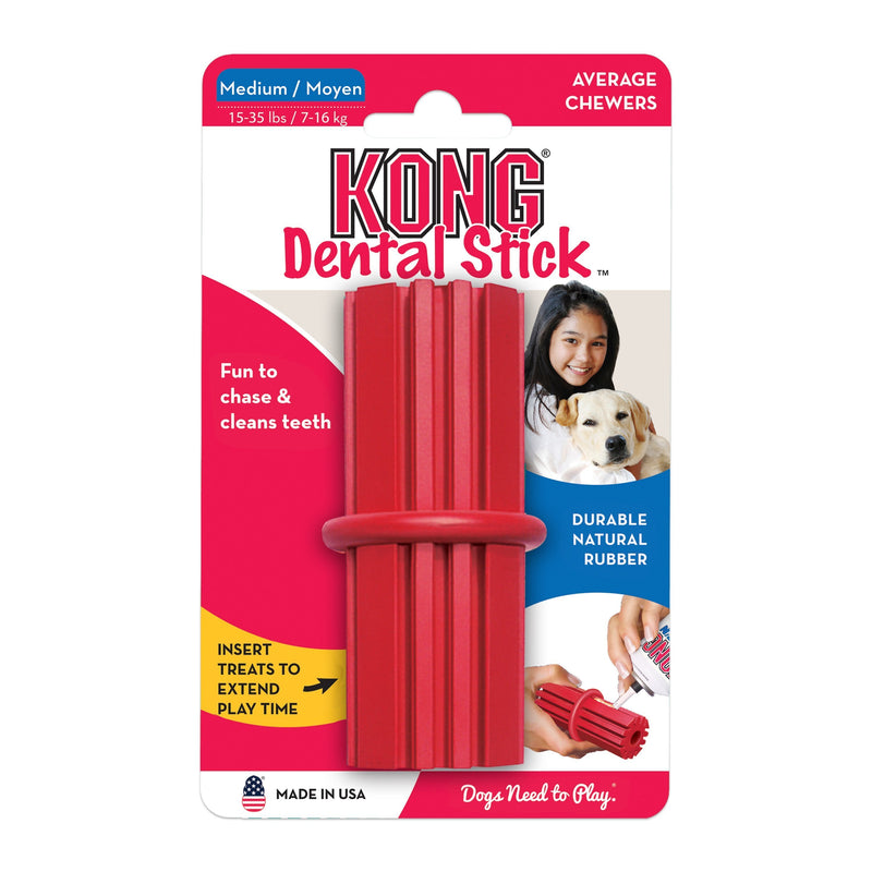 KONG Dental Stick Medium Dog Toy-Habitat Pet Supplies