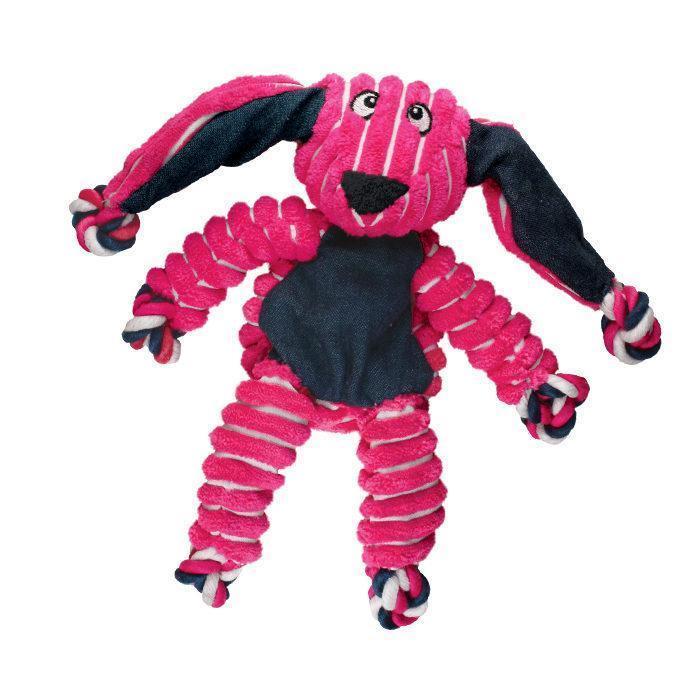 KONG Floppy Knots Bunny Small/Medium Dog Toy-Habitat Pet Supplies