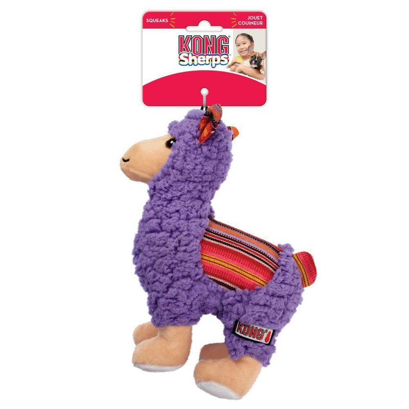 KONG Sherps Llama Dog Toy ^._.^-Habitat Pet Supplies