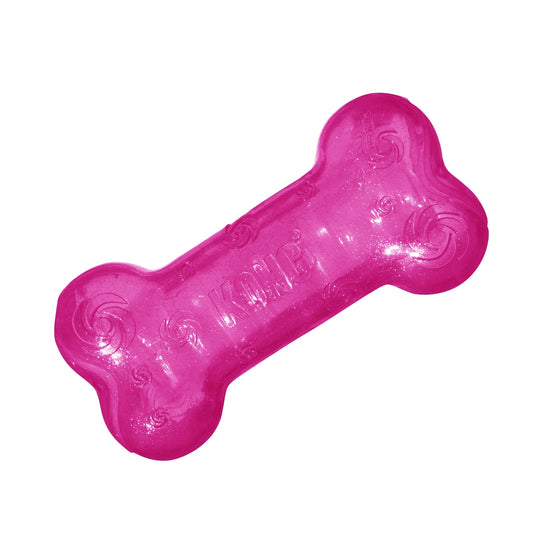 KONG Squeezz Crackle Bone Large Dog Toy