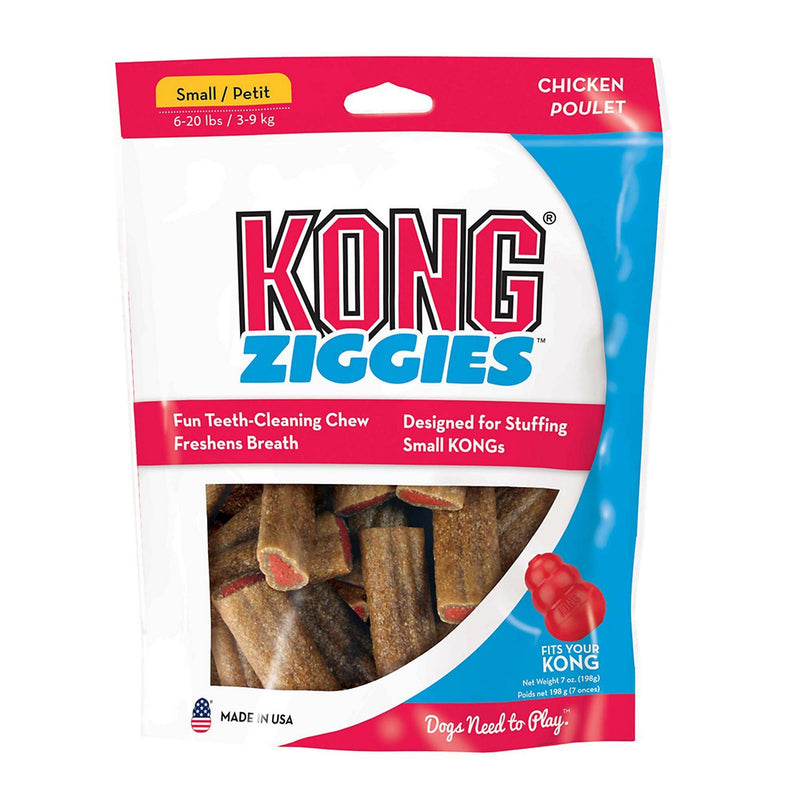 KONG StuffN Ziggies Small (+_+)-Habitat Pet Supplies