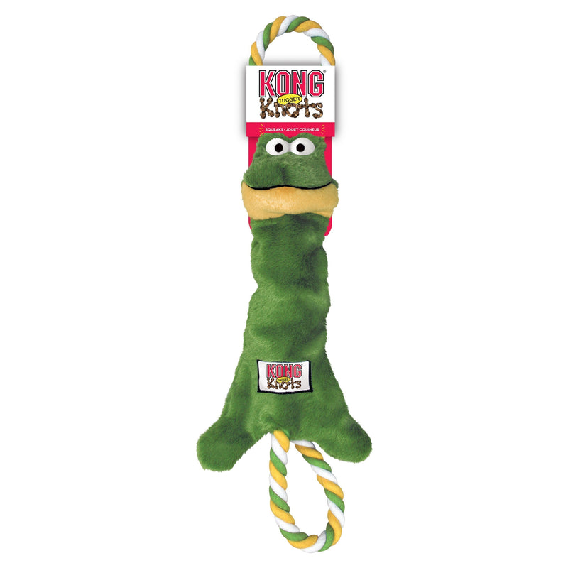 KONG TUGGER KNOTS FROG MEDIUM/LARGE - Habitat Pet Supplies Altona & Chirnside Park