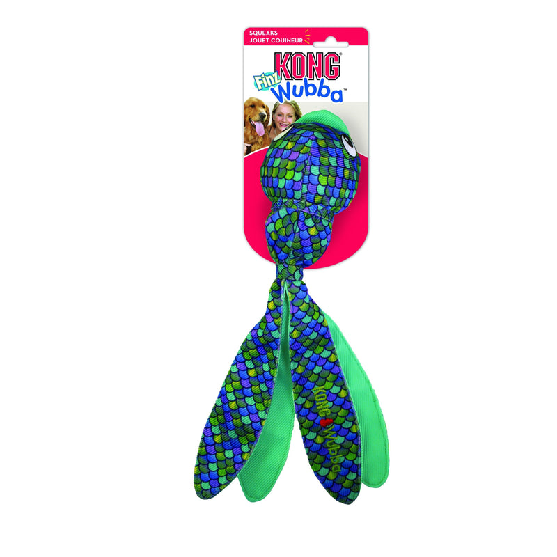 KONG Wubba Finz Blue Large Dog Toy