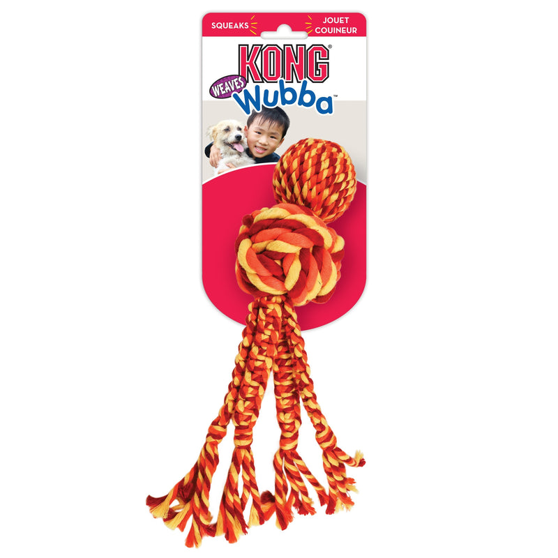 KONG Wubba Weaves With Rope Extra Large Dog Toy