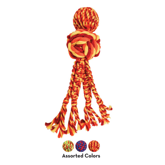 KONG Wubba Weaves With Rope Extra Large Dog Toy