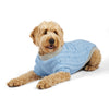 Kazoo Apparel Cable Knit Dog Jumper Blue Extra Small