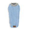 Kazoo Apparel Cable Knit Dog Jumper Blue Medium*-Habitat Pet Supplies