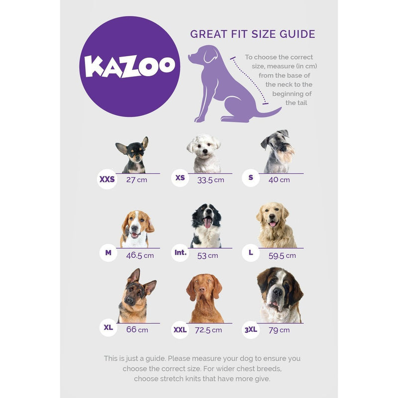 Kazoo Apparel Woolshed Dog Jumper Blue Intermediate