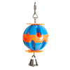 Kazoo Bird Toy Plastic Ball with Bell Small-Habitat Pet Supplies