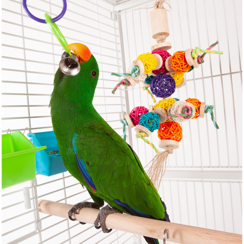 Kazoo Bird Toy Triple Ring with Bell
