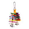 Kazoo Bird Toy with Arch Chips and Bells Small-Habitat Pet Supplies