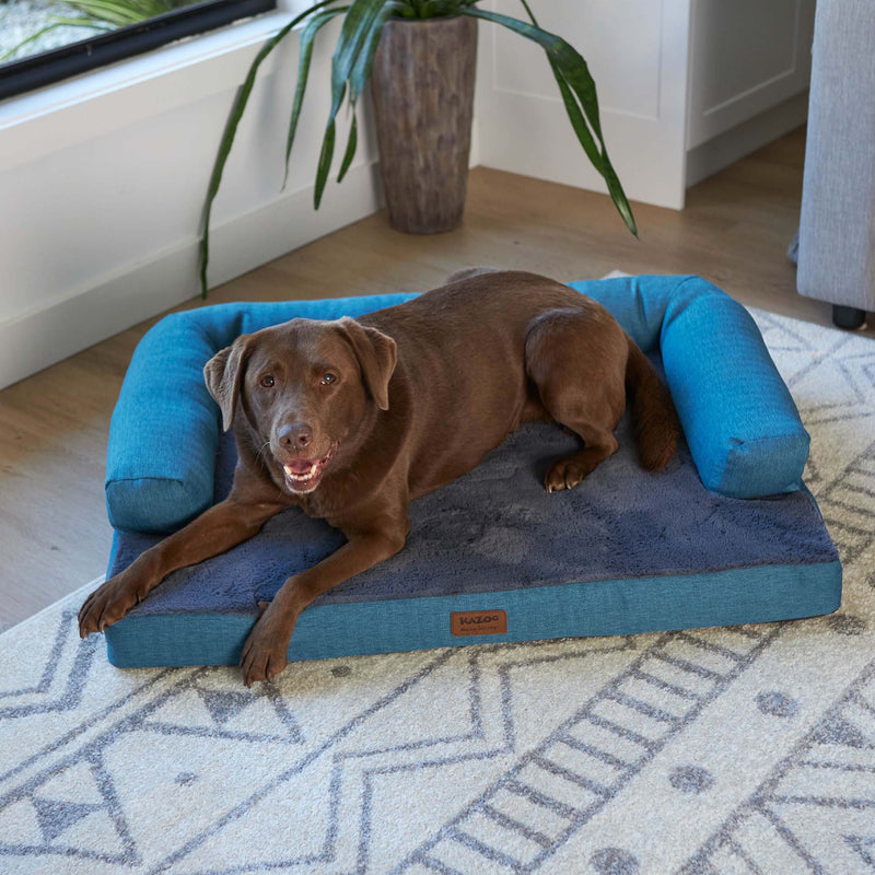 Kazoo Boudoir Large Teal Dog Bed