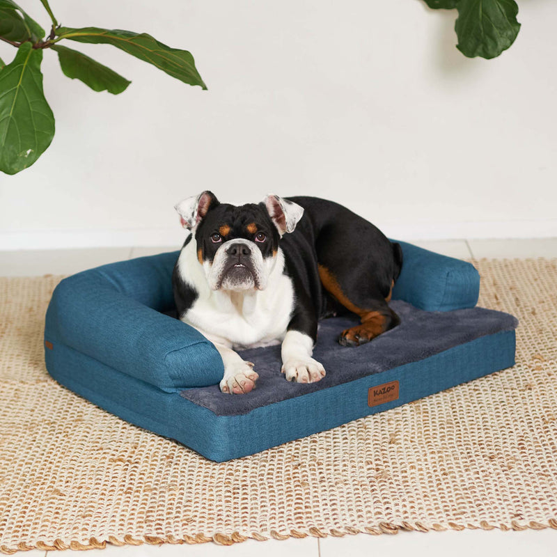 Kazoo Boudoir Medium Teal Dog Bed