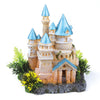 Kazoo Castle with Blue Roof Fish Tank Ornament-Habitat Pet Supplies
