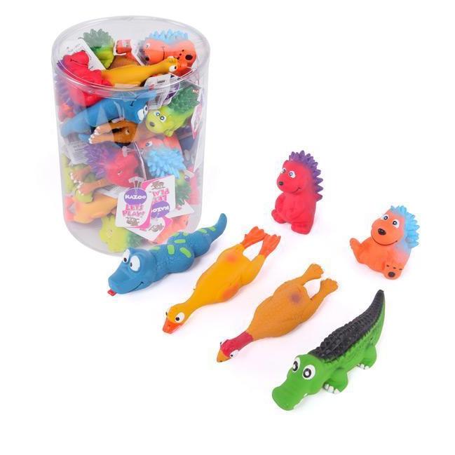 Kazoo Character Squeakies Mini Dog Toy Assorted-Habitat Pet Supplies
