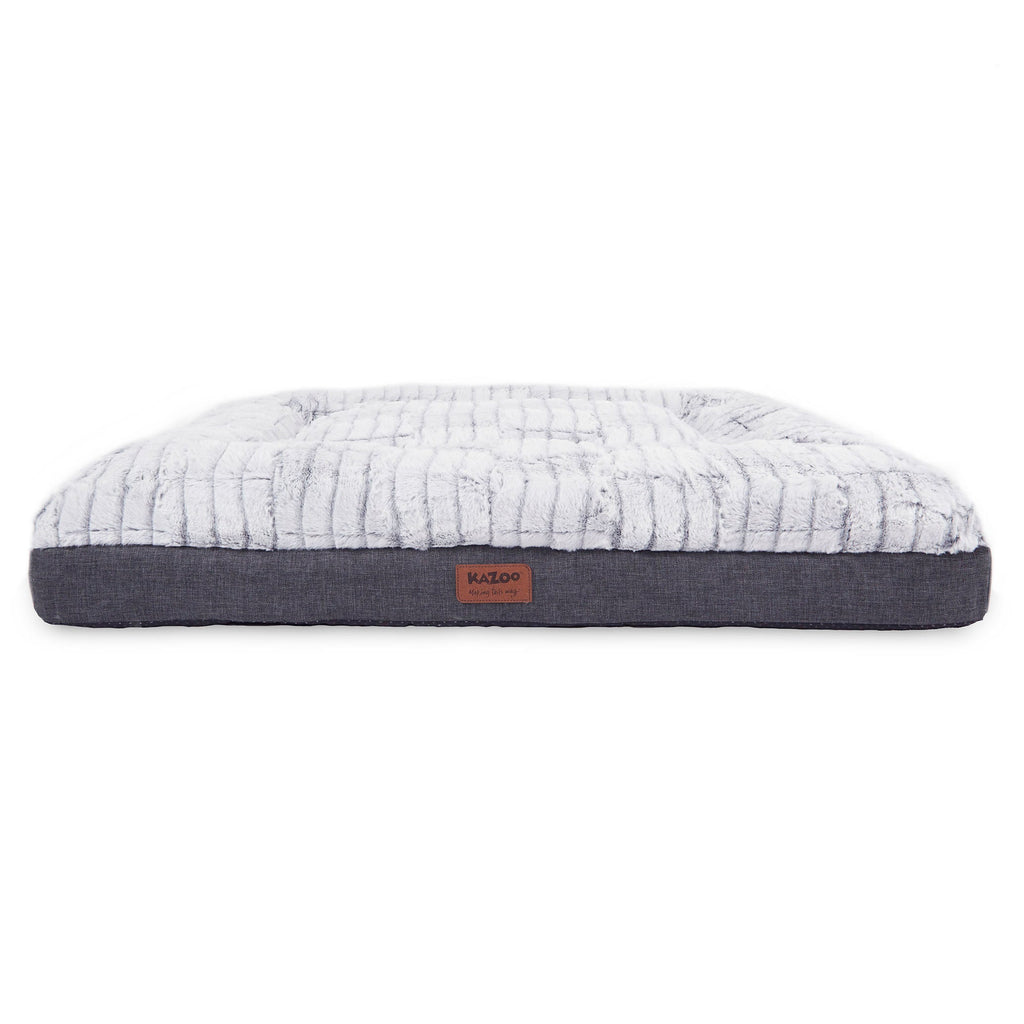 Kazoo Cloud Comfort Large Grey Dog Bed Habitat Pet Supplies