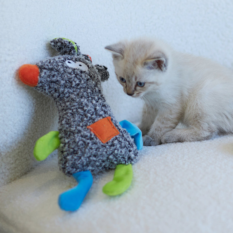 Kazoo Crinkle Mouse Cat Toy-Habitat Pet Supplies