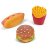 Kazoo Fast Foodies Mini Dog Toy Assorted-Habitat Pet Supplies