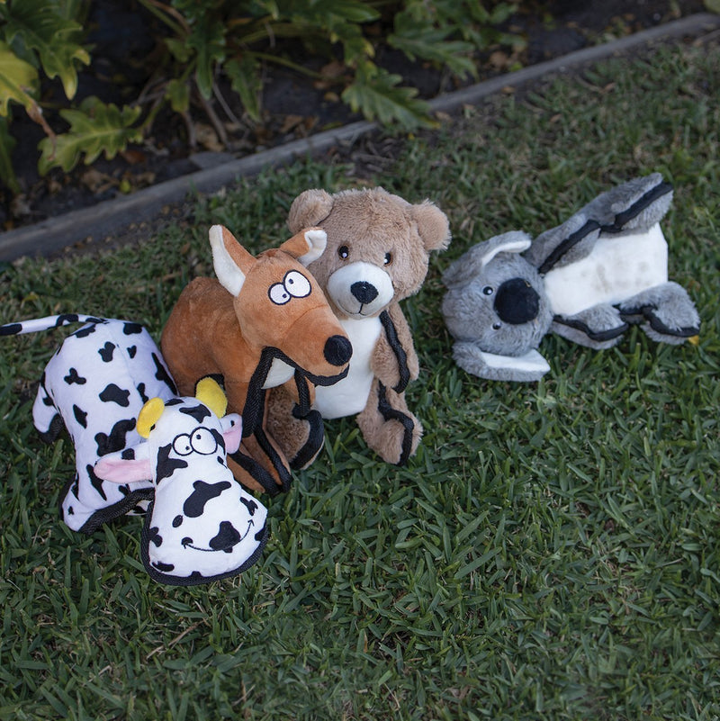 Kazoo Furries Tough Cow Dog Toy