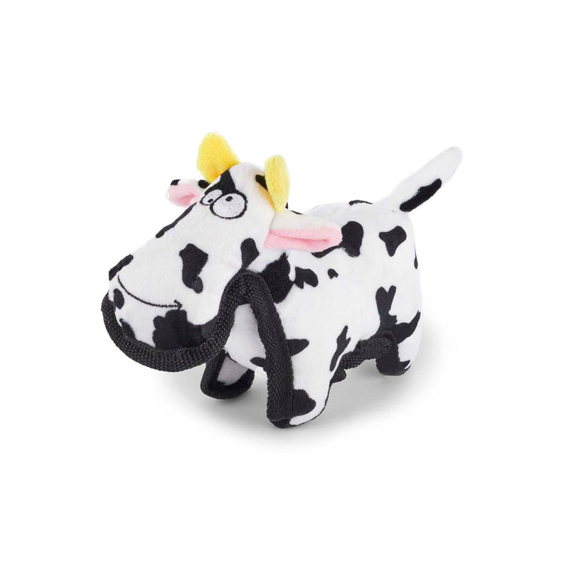 Kazoo Furries Tough Cow Small Dog Toy^^^-Habitat Pet Supplies