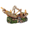 Kazoo Galleon with Treasure Small Fish Tank Ornament-Habitat Pet Supplies