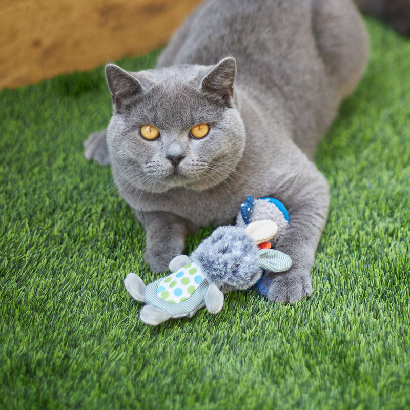 Kazoo Grumpy Rabbit Cat Toy-Habitat Pet Supplies