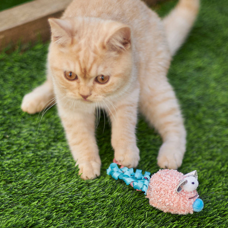 Kazoo Pinky Mouse Cat Toy-Habitat Pet Supplies
