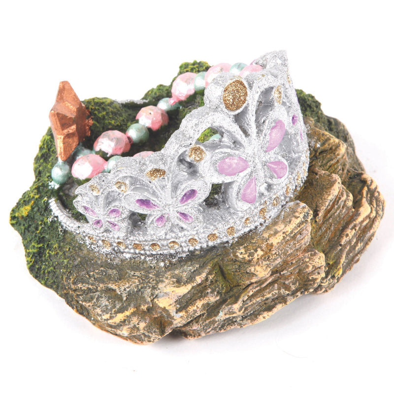 Kazoo Princess Crown with Jewels Medium Fish Tank Ornament-Habitat Pet Supplies