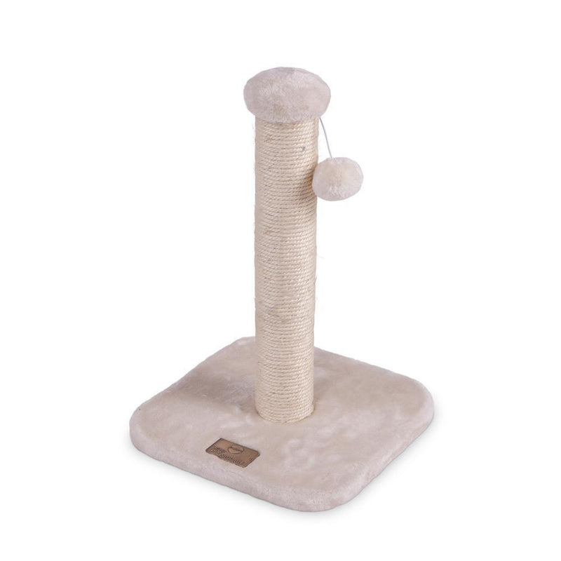Kazoo Scratch Post Cream Small-Habitat Pet Supplies