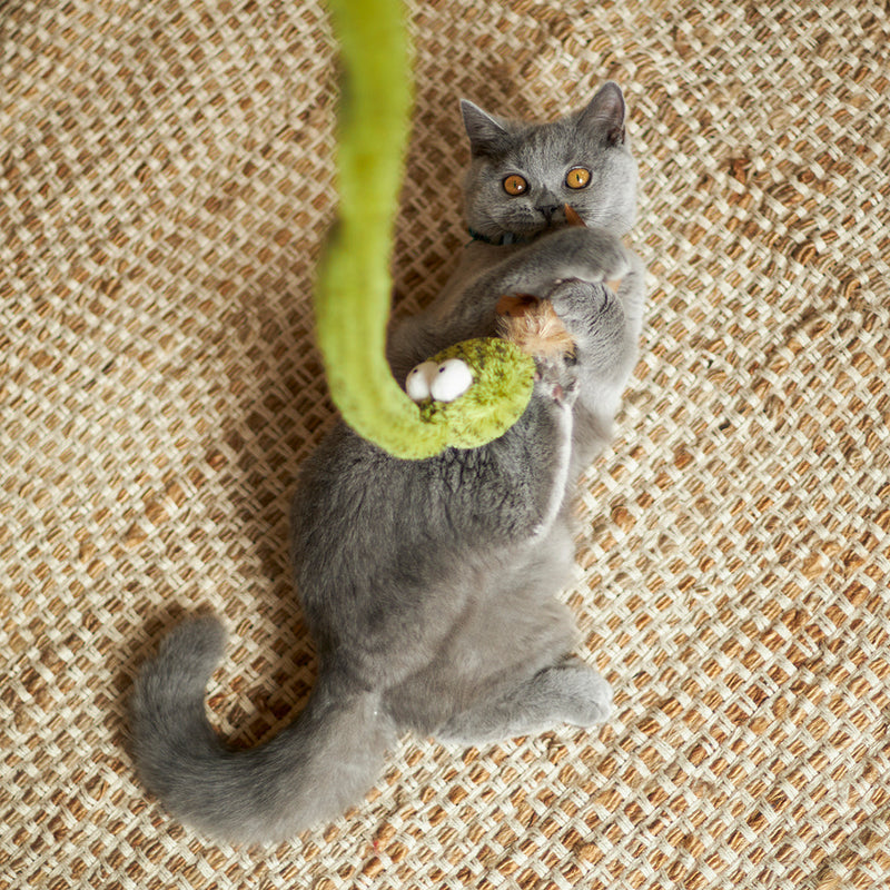 Kazoo Spotty Snake Wand Cat Toy-Habitat Pet Supplies