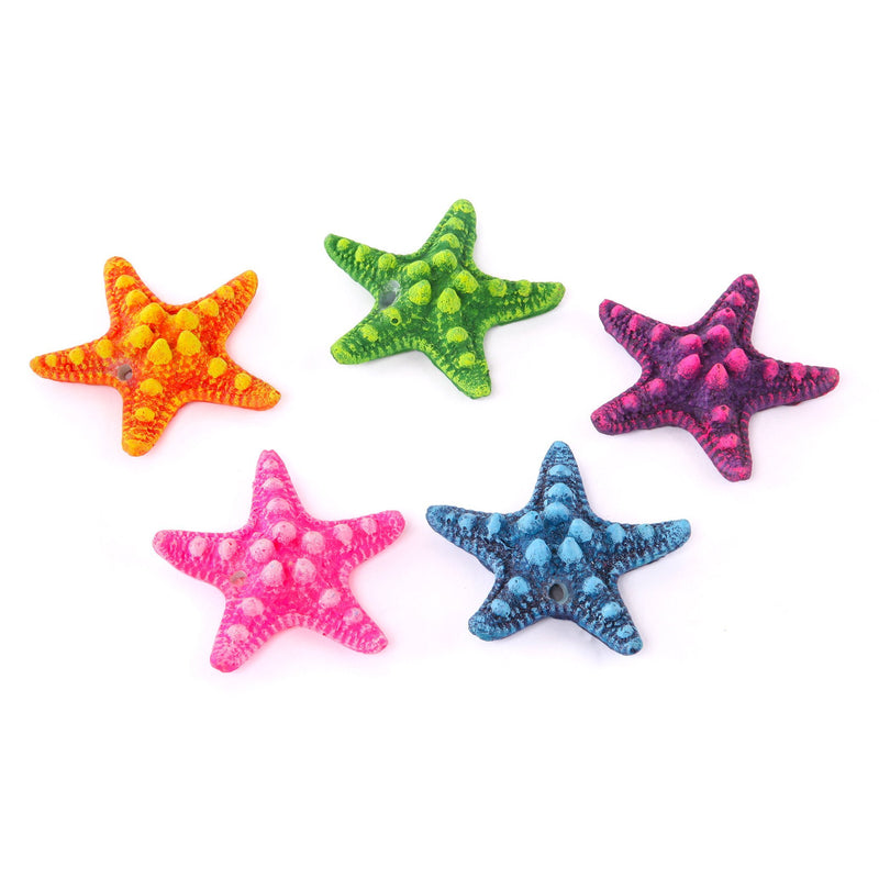 Kazoo Starfish Mini Fish Tank Ornaments 5 Pack-Habitat Pet Supplies