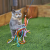 Kazoo Streamer Fish Play and Catch Wand Cat Toy