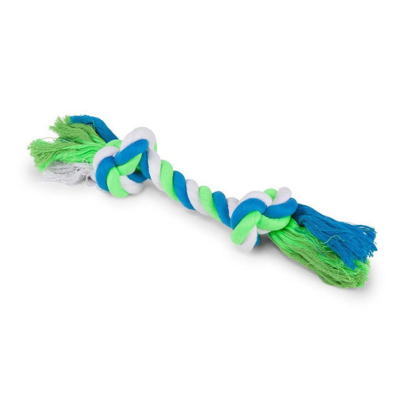 Kazoo Twisted Rope Knot Bone Large Dog Toy^^^-Habitat Pet Supplies