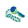Kazoo Twisted Rope Sling Tennis Ball Medium Dog Toy (+_+)-Habitat Pet Supplies