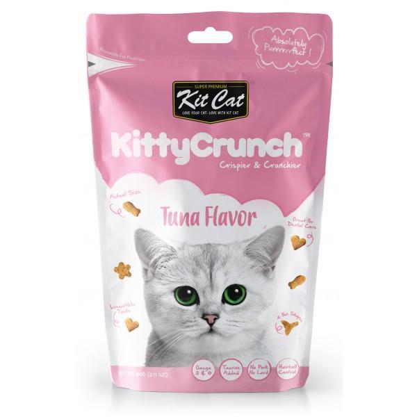 Kit Cat Kitty Crunch Tuna Cat Treats 60g*-Habitat Pet Supplies